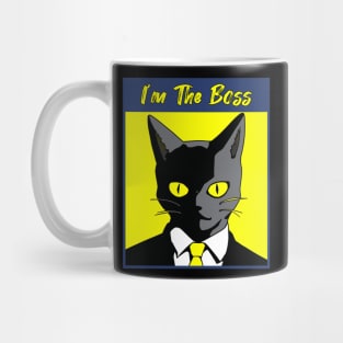 Cat I'm the boss Mug